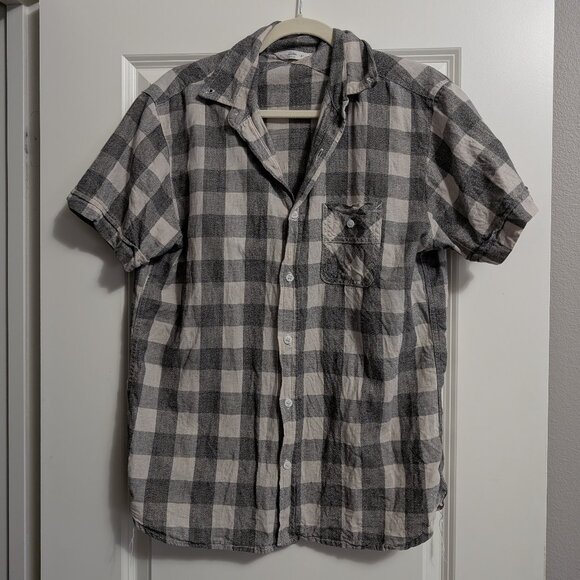 Pair of 3Sixteen short sleeve shirts (checks and floral) - Picture 1 of 8